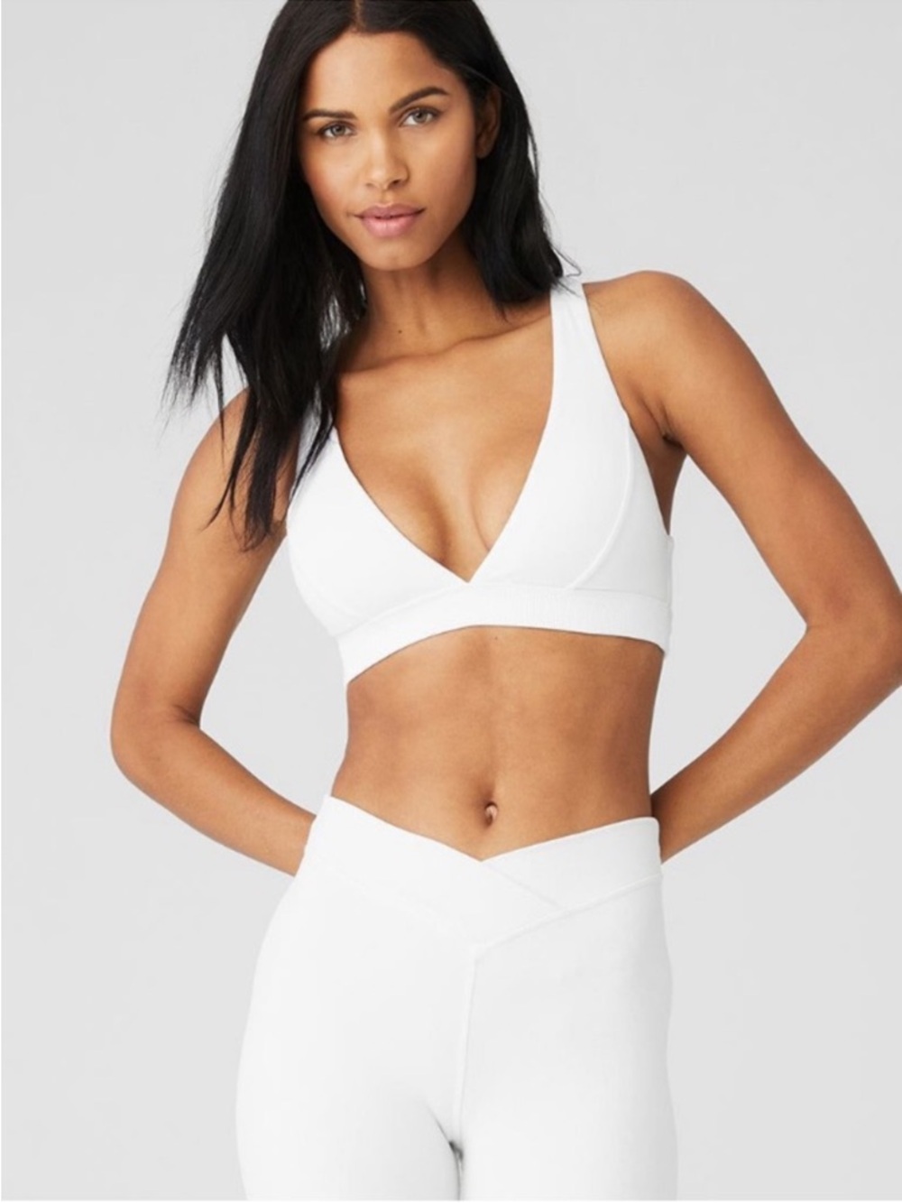 ALO Alosoft Show Stopper Bra- White